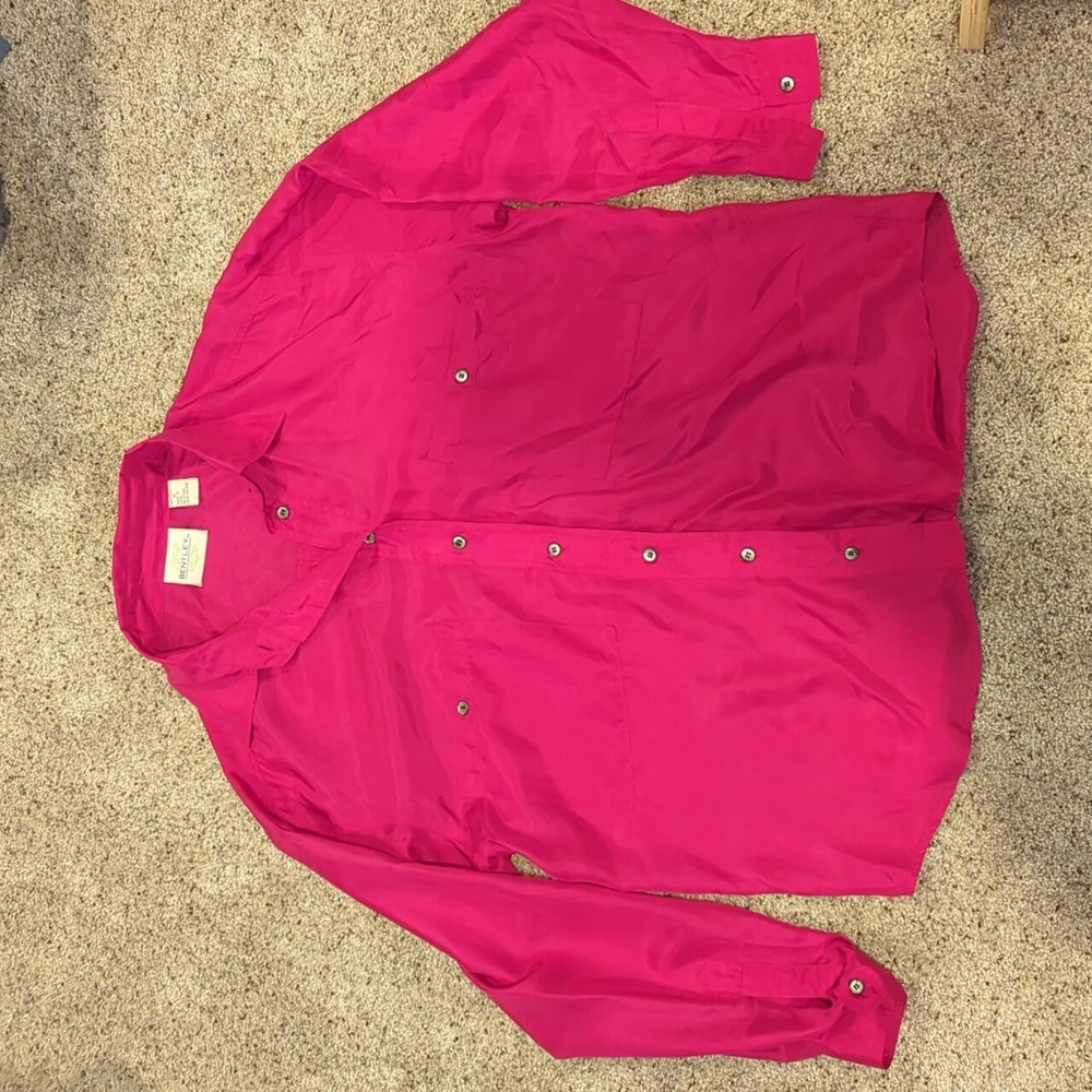 Bentley silk button down shirt